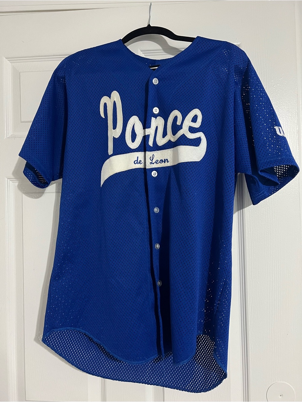 Ponce de Leon men’s Blue Button-Up Jersey